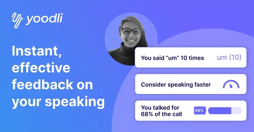 Yoodli, AI feedback on your speaking